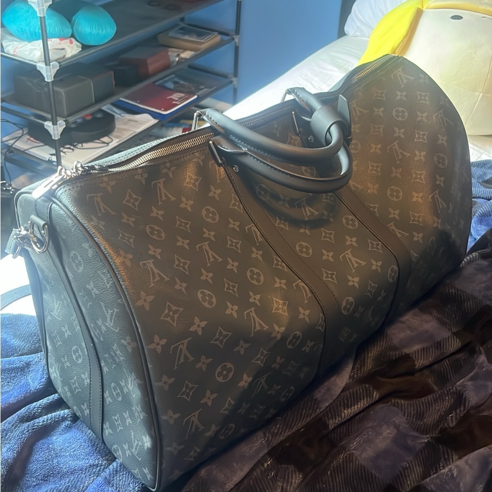 Louis Vuitton Keepall Bandouliere 55 Monogram Eclipse